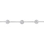 Station Bolo Bracelet with Moissanite in Sterling Silver &#40;1 1/4 ct. tw.&#41;