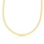 Reversible Omega Necklace in 14K Yellow &amp; White Gold, 16&quot;