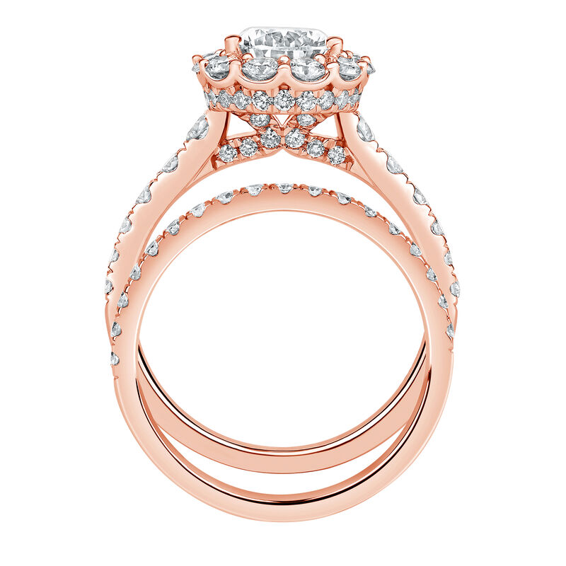 Alexis Lab Grown Diamond Engagement Set in 14K Gold &#40;3 1/4 ct. tw.&#41;