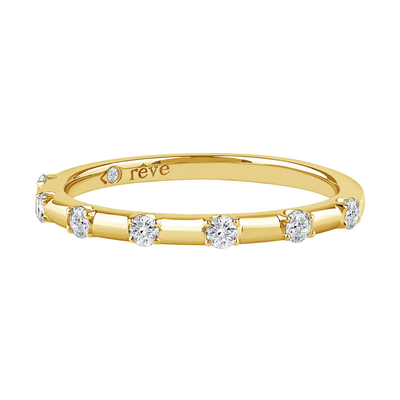 Piper Lab Grown Diamond Wedding Band in 14K Gold &#40;1/5 ct. tw.&#41;