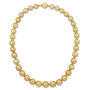 South Sea Pearl and Diamond Necklace in 14K Yellow Gold