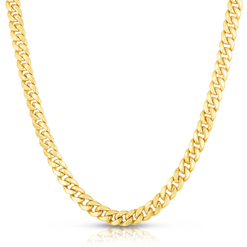 Miami Cuban Chain in 14K Yellow Gold, 28&quot;