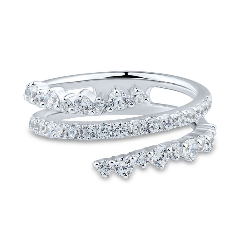 Helzberg Lab Grown Diamonds 1 ct. tw. Lab Grown Diamond Ring in 14K