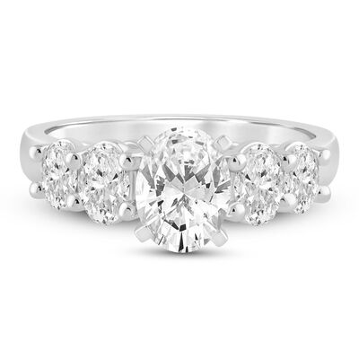 Lab Grown Diamond Five-Stone Engagement Ring in 14K Gold (2 ct. tw.)