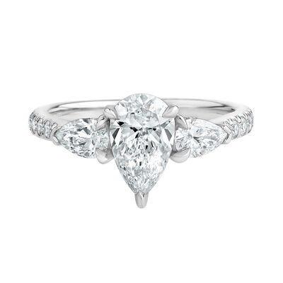 Brynn Lab Grown Diamond Pear-Shaped Engagement Ring (1 7/8 ct. tw.)