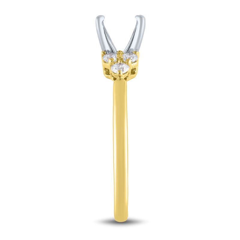 Lab Grown Diamond Semi-Mount in 14K Yellow Gold &#40;1/4 ct. tw.&#41; &#40;Setting Only&#41;