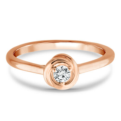 Diamond Promise Ring in 10K Rose Gold (1/10 ct. tw.)