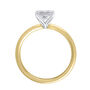 Lab Grown Diamond Princess-Cut Solitaire Engagement Ring in 14K Yellow Gold &#40;1 ct.&#41;