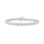 Diamond S-Link Bracelet in Sterling Silver &#40;1/4 ct. tw.&#41;