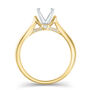 Diamond Accent Semi-Mount Engagement Ring in 14K Yellow Gold &#40;Setting Only&#41;