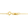 Dangle Pearl Station Necklace in 10K Yellow Gold