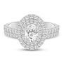  Lab Grown Diamond Double Halo Engagement Ring in 14K Gold &#40;1 1/2 ct. tw.&#41; 