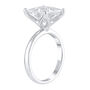 Lab Grown Diamond Princess-Cut Solitaire Ring in 14K White Gold &#40;5 ct.&#41;