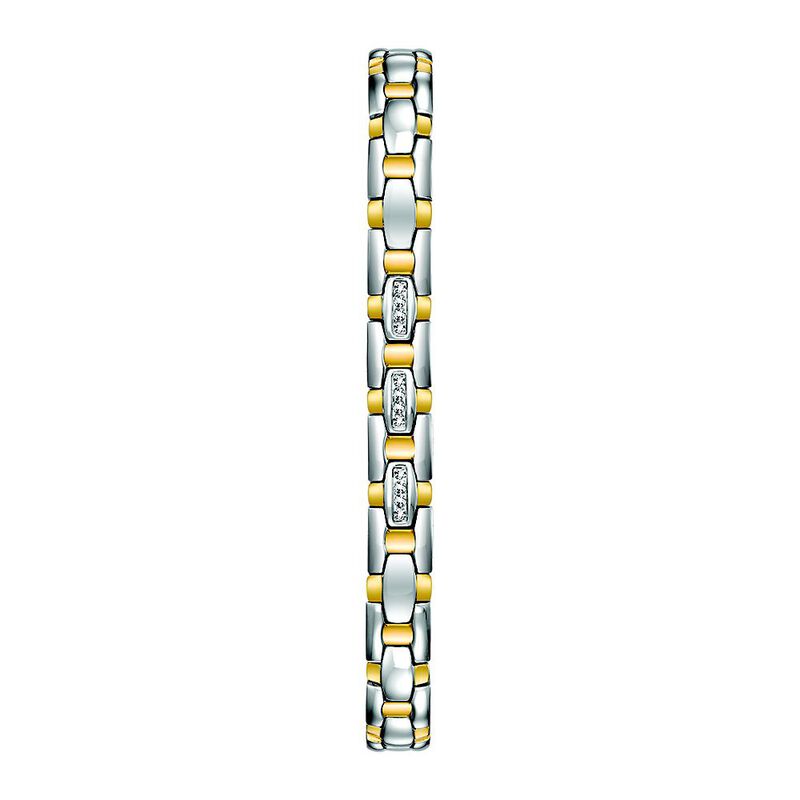 Women&rsquo;s Watch &amp; Bracelet Set in Two-Tone Ion-Plated Stainless Steel