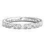 Round and Emerald-Cut Lab Grown Diamond Eternity Band