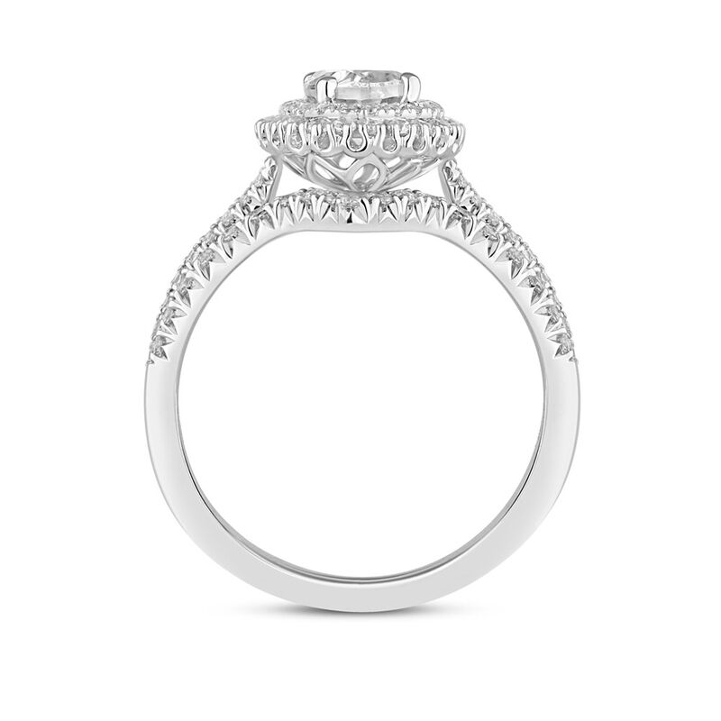 Dinah Lab Grown Diamond Bridal Set in 14K White Gold &#40;1 3/4 ct. tw.&#41;