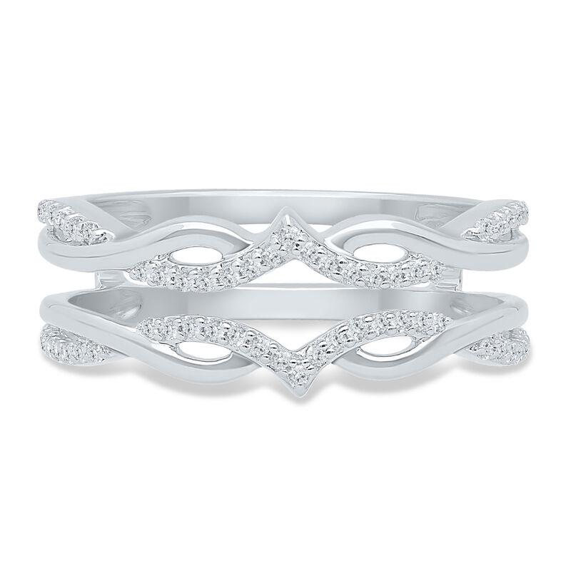 Diamond Ring Enhancer in 10K White Gold &#40;1/5 ct. tw.&#41;
