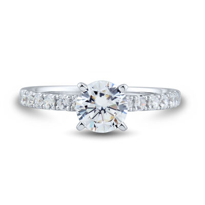 1/3 ct. tw. Lab Grown Diamond Semi-Mount Engagement Ring in 14K Gold (Setting Only)