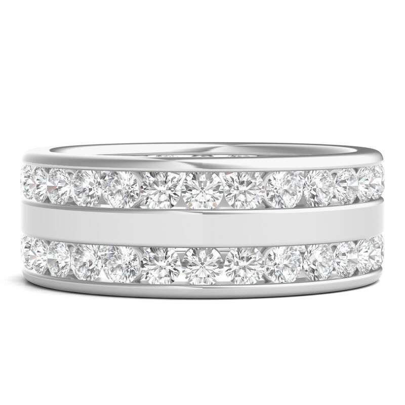 Helzberg Signature® TwoRow Eternity Band Helzberg Diamonds