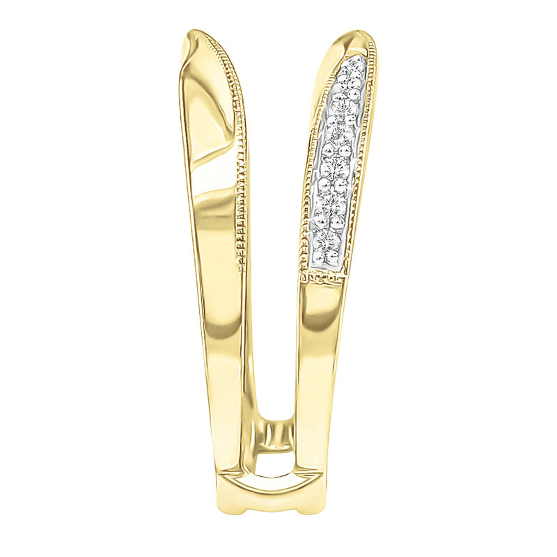 Diamond Twist Ring Enhancer in 14K Yellow Gold &#40;1/5 ct. tw.&#41;