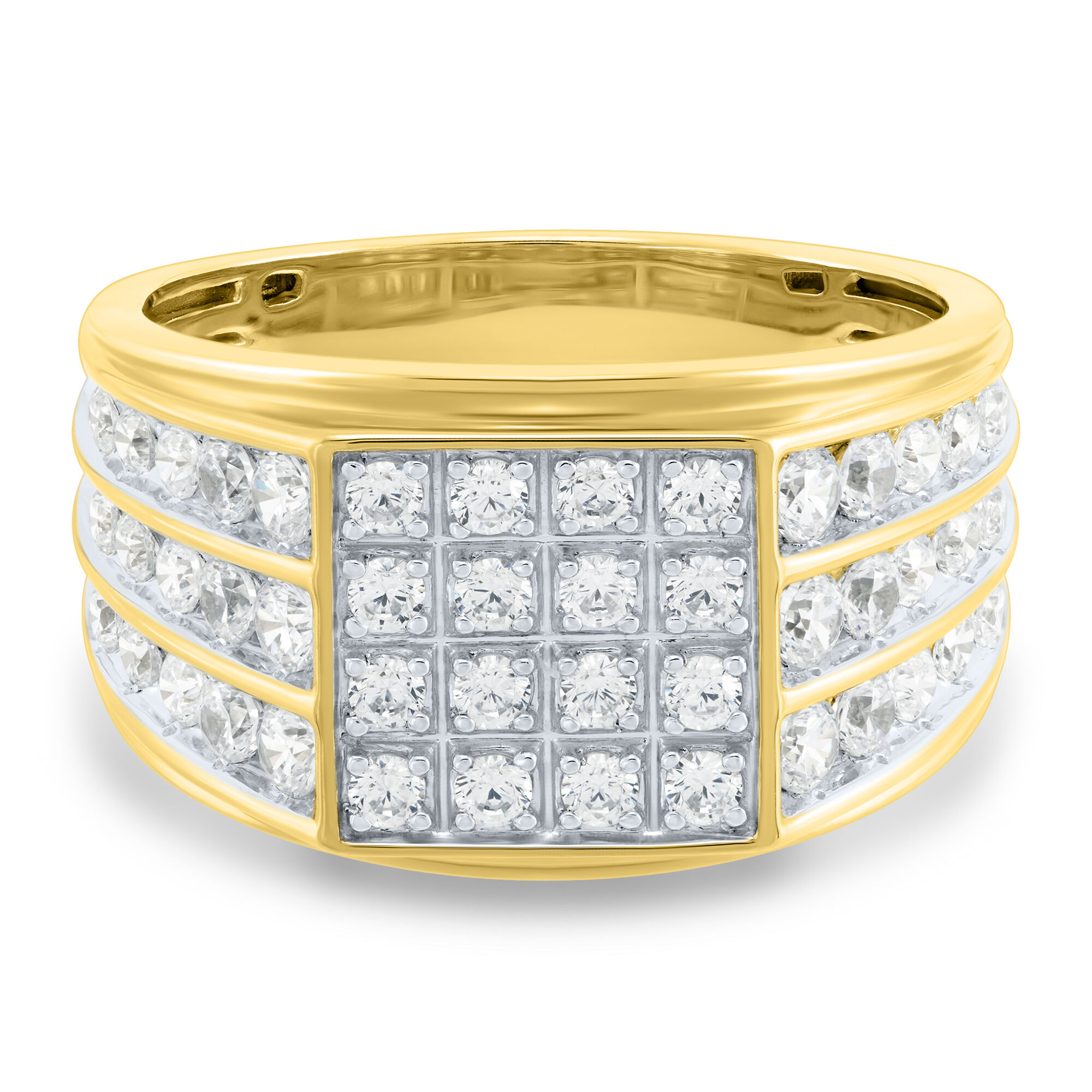 Helzberg Diamond Ring 1.00 Carat Princess and Round Cuts 18 Karat White  Gold For Sale at 1stDibs | helzberg diamond trade in program, helzberg  princess cut engagement rings, 2 carat diamond ring helzberg