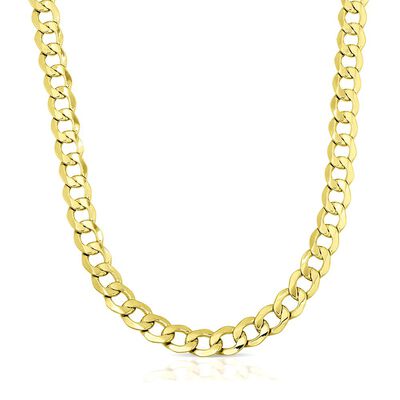 Curb Link Chain in 14K Gold, 22