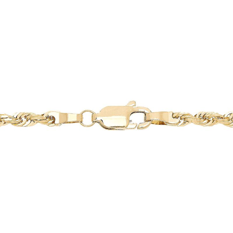 Glitter Rope Chain in 14K Yellow Gold, 18&quot;