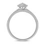 1/4 ct. tw. Diamond Halo Promise Ring in 10K White Gold