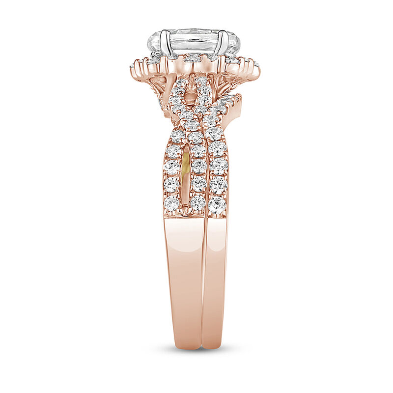 Whitney Lab Grown Diamond Bridal Set in 14K Gold &#40;1 3/4 ct. tw.&#41;
