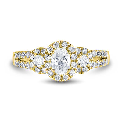 Lab Grown Diamond Engagement Ring in 14K Gold (1 ct. tw.) 