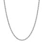 Hollow Rope Chain in 14K White Gold, 20&quot;