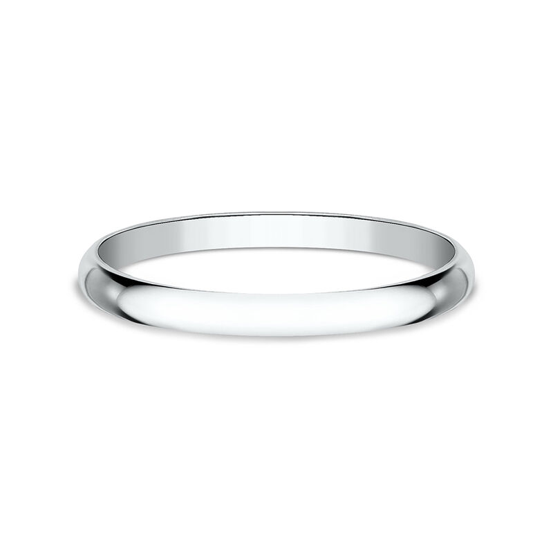 Wedding Band in 14K White Gold, 1MM