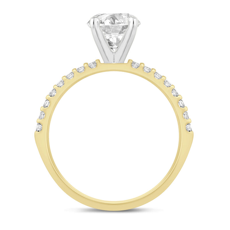 1/4 ct. tw. Diamond Semi-Mount Engagement Ring in 14K Yellow Gold &#40;Setting Only&#41;