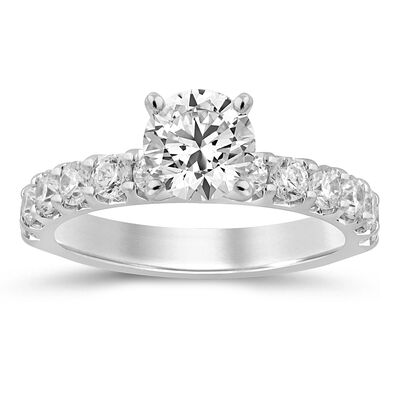 7/8 ct. tw. Diamond Semi-Mount Engagement Ring in 14K White Gold (Setting Only)