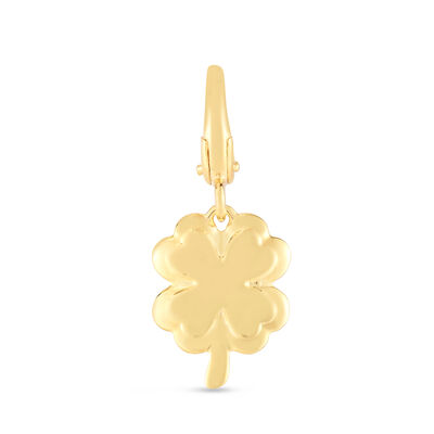 Clover Charm in 10K Yellow Gold