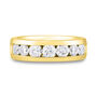 Men&rsquo;s Channel-Set Lab Grown Diamond Wedding Band in 10K Gold &#40;2 ct. tw.&#41;