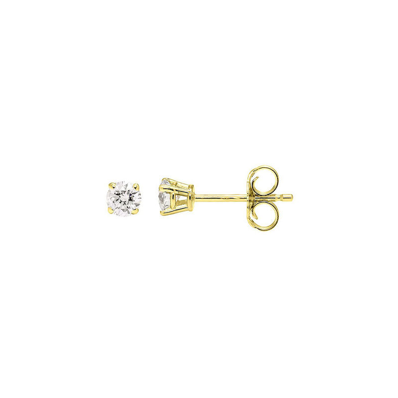 1/4 ct. tw. Diamond Stud Earrings in 10K Yellow Gold