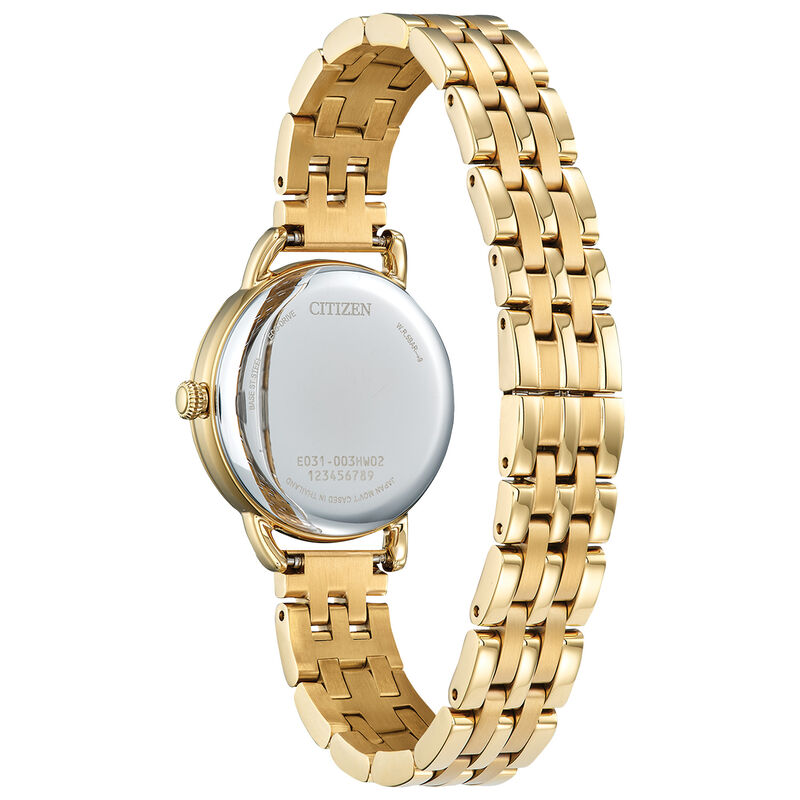 Women&rsquo;s Eco-Drive Watch in Yellow Gold-Tone Stainless Steel, 29MM