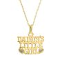 Children&#39;s &quot;Daddy&#39;s Little Girl&quot; Pendant in 14K Yellow Gold