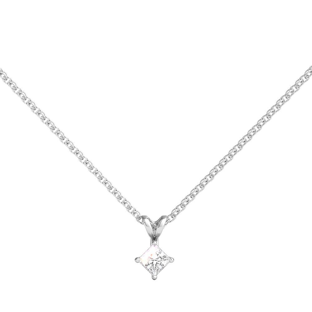 Diamond Solitaire Necklace 1/2ct E/VS1 GIA in Platinum - Baxter Moerman