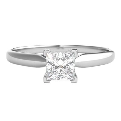 1/2 ct. tw. Prima Diamond Solitaire Engagement Ring in 14K White Gold