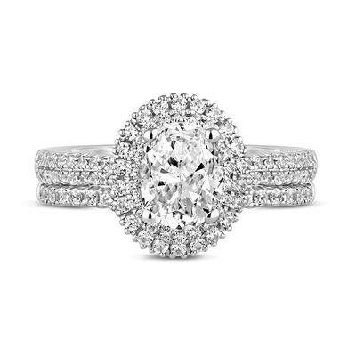 Dinah Lab Grown Diamond Bridal Set in 14K White Gold (1 3/4 ct. tw.)