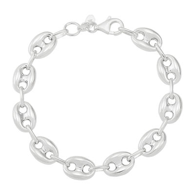 Mariner Link Bracelet in Sterling Silver, 7.5