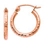 Hoop Earrings in 14K Rose Gold