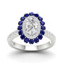 Juno Lab Grown Diamond Engagement Ring in Platinum &#40;1 &frac12; ct. tw.&#41;