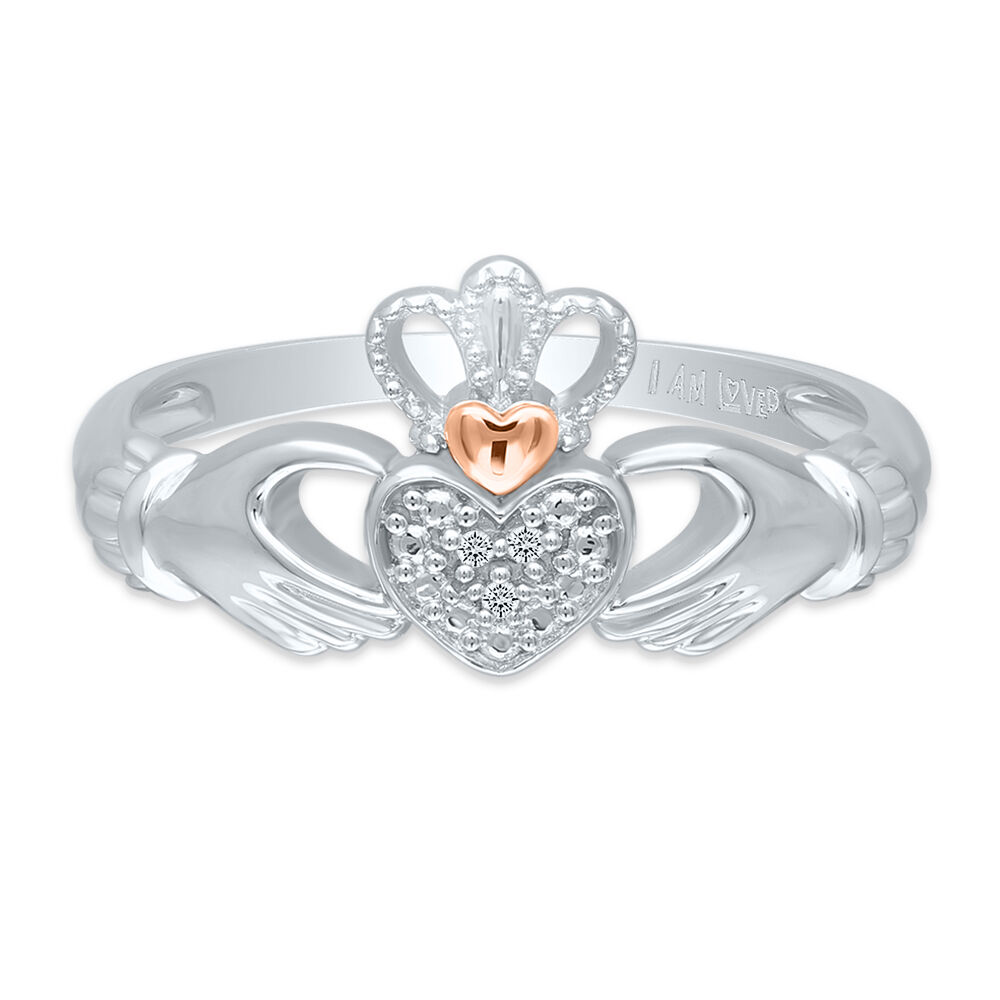 Red Gold Claddagh Ring | Irish Jewel | Handmade Irish Jewelry