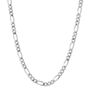 Figaro Chain in Sterling Silver, 24&quot;