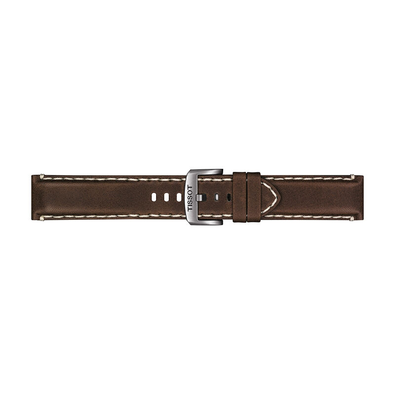 Black Supersport Gent Men&rsquo;s Watch with Brown Leather Bracelet in Stainless Steel