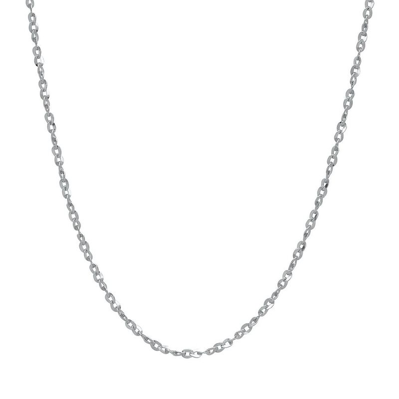 Twist Link Chain in 14K White Gold, 18&quot;