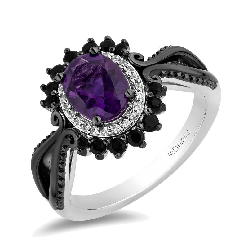 Ursula Multi Gemstone Ring in Sterling Silver &#40;1/10 ct. tw.&#41;